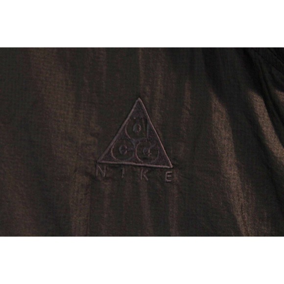 Nike ACG Hooded Lightweight Nylon Jacket Womens size XS Black Full Zip - Picture 6 of 9